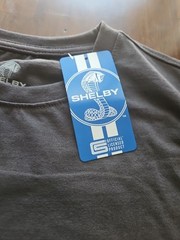 Ford Shelby GT Tee Shirt Men’s Size L Gray Graphic Print 2 Sided New