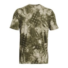 Under Armour 1373893 Men’s UA Freedom Amp T-Shirt, OD Green/Khaki Base, Medium