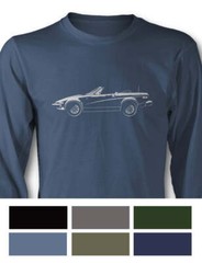 Triumph TR7 Convertible T-Shirt – Long Sleeves – Side View