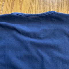 GUCCI Navy Blue L’aveugle Bee Patch Cotton Jersey T-Shirt Women’s Size Large