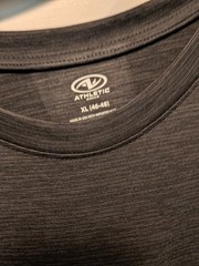 Athletic Works Driworks Quick Dry Tee Shirt Mens XL Short Sleeve Black NWT