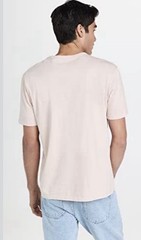 Vince Men’s Cotton T-Shirt Medium Warm Nude Made in USA
