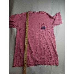 Live Oak Brand Pink Puppy Besties Pocket T-Shirt Comfort Colors Mens Medium