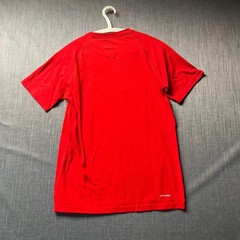 Adidas Ultimate Tee Men’s T-Shirt Size S Red Athletic Gym Short Sleeve Polyester