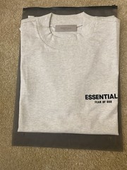 Essentials Light Oatmeal T-Shirt Size Small. BRAND NEW WITH BAG AND TAG!