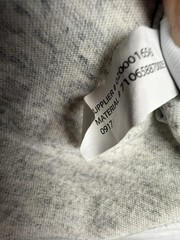 POLO RALPH LAUREN CREW T-SHIRT L GRAY LONG SLEEVE POCKET Embroidered PONY Logo