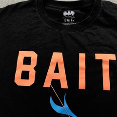 BAIT x Batman Shirt Mens 2XL Black Graphic Tee DC Comics Tagless Double Sided