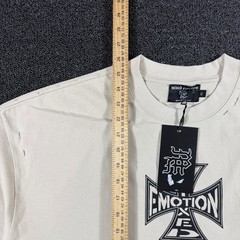 Mixed Emotion Biker Graphic T-Shirt Men’s XL Oversized Heavyweight Cotton NWT