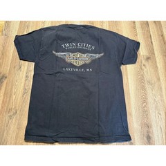 Vintage Harley Davidson TShirt Mens Lakeville MN 2006 Pool Table Graphic
