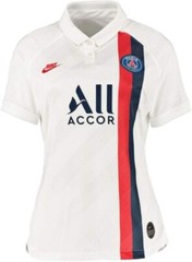 Nike 2019-20 PSG Womens Third Jersey – White-Red-Navy M