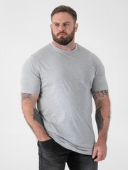 D555 Duke Big Mens Plain Cotton Crew Neck T-Shirt 2XL 3XL XL 5XL 6X 7XL 8XL 10X