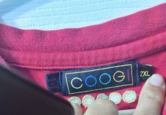 VINTAGE Coogi Shirt Men 2x Red MCMLXIX Hip Hop Graphic T Tee 90s Y2K Streetwear