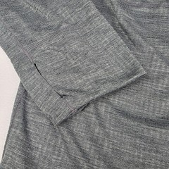 Nike Yoga Shirt Men 2XL Gray Heather Pullover Long Sleeve Dri Fit Crewneck XXL