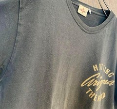 Two Moon Navy T-Shirt Size S 36-38 American Casual Style