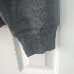 Faded Glory Gray Thermal Henley Long Sleeve Knit T-Shirt Men’s 2XL (50/52)