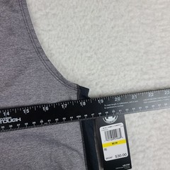 Under Armour Shirt Men Medium Gray Black Fitted Heatgear Performance T-Shirt NEW