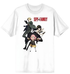 Spy x Family BIOWORLD Graphic T-Shirt White Large Unisex