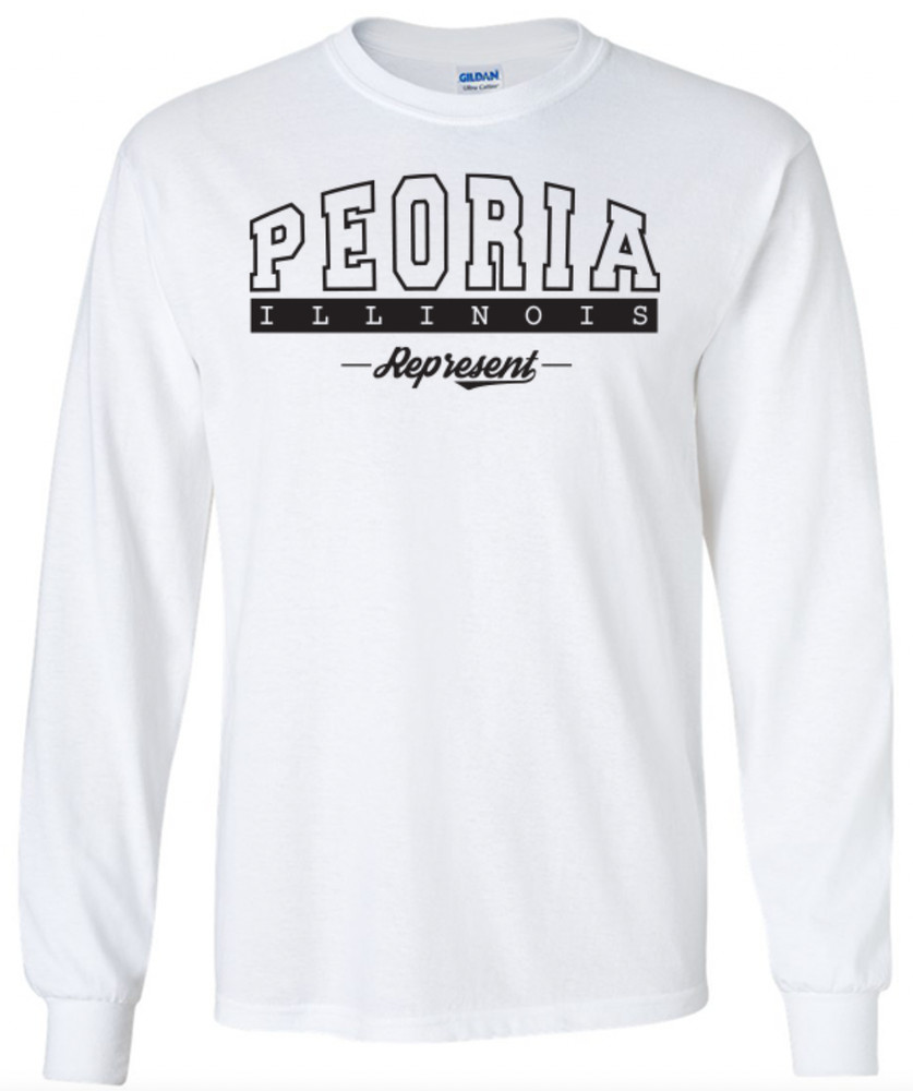 Peoria Illinois T-Shirt Long Sleeve Graphic tee