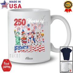 Custom Name 250 Years Freedom; 4th Of July Three Cows 1776-2026 Patriotic Shirt