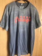 CHICAGO STARS Background Printed SHARPRINT DISTRICT THREADS Graphic T-Shirt L