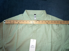 Men’s Size Large Green Short Sleeve Collared Button Front Shirt Brand Weiv