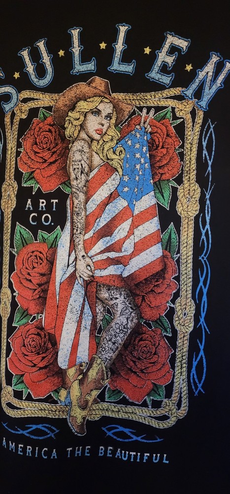 Sullen Art Collective American Beauty Small Short Sleeve Men`s T-shirt NWT D30