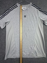 Adidas Originals T-Shirt Mens Large Grey