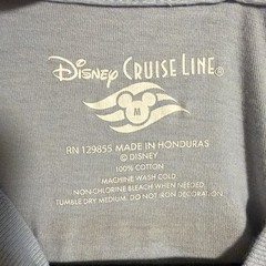 Disney Cruise Line Castaway Cay Mens T-Shirt Size M Blue Mickey Mouse Cruising