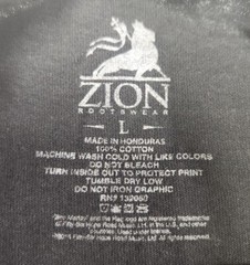 Bob Marley Reggae Zion Rootswear Black T Shirt Men’s Size L Large
