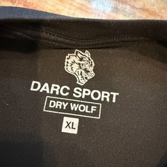Darc Sport Dry Wolf Mens T-Shirt Black Wolves NFGU Bodybuilding Club Crewneck XL