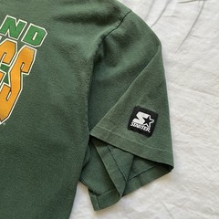 Vintage 90s Oakland Athletics Starter Tshirt Green Size XL MLB Made In USA