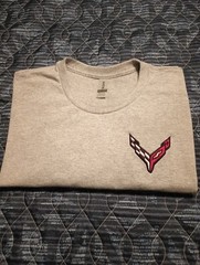 Men’s Embroidered CORVETTE C8 T-shirt