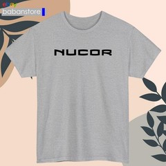 Nucor Company Logo Black/White/Grey/Navy/Red/Light Blue T-Shirt S-5XL