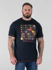 D555 Duke Big Mens Pink Floyd Printed T-Shirt Licensed Product 2XL-8XL (601915)