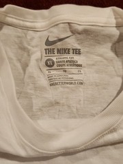 The Nike Tee Athletic Cut XL White Tshirt NEW