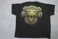 7.62 Design Shirt Mens 2XL Black Teufel Hunden USMC Always Faithful Graphic Tee