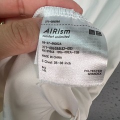 Uniqlo Airism White Crew Neck T Shirt Mens Size Small