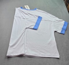 Songling New Trend Mens Pullover Shirt XL White Blue NWT