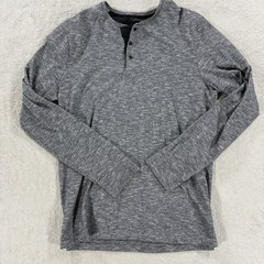 Marc Anthony Mens Size XL Slim Fit Long Sleeve Henley Shirt Pack Of 2 Snap