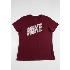 Nike Dri-Fit Graphic T-Shirt XL Maroon Burgundy Mens Short Sleeve Athletic Tee