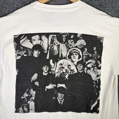 Vintage The Beatles Shirt Mens Large White 90s 1993 For Sale Portrait Art Music