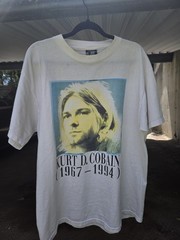 Kurt Cobain Nirvana Memorial Shirt Giant XL Vintage 90s
