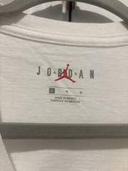 Jordan Air Jordan Jumpman Graphic Print White Crew Neck T-Shirt Men’s L