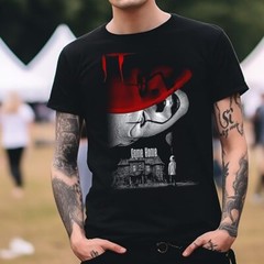 It Pennywise Come Home Movie Horror T-Shirt Black S-3XL