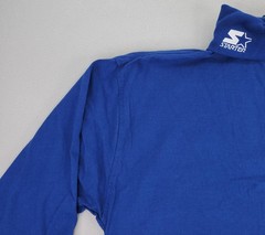 Starter Dallas Cowboys Turtleneck Shirt Mens L Blue Long Sleeve Cotton NFL