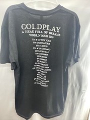 2016 COLDPLAY “A Head Full of Dreams” Concert Tour T-Shirt CHRIS MARTIN Small