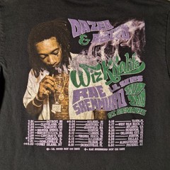 Wiz Khalifa Rae Sremmurd Dazed And Blazed Summer 2018 Tour Black T-Shirt Medium