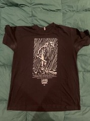 “Frankenstein” Laser Wolf Attack L Black T-Shirt Pre-Worn & Washed Andrew McLean