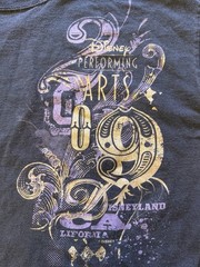 VTG Disneyland T-Shirt Mens Large Black Graphic Faded Streetwear Y2K