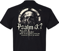 REDEEMED PSALM 3:7 religious shirt God faith hope charity soft tshirt